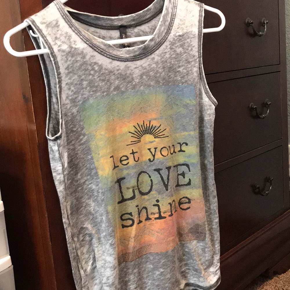 Tillys grey tank - girls